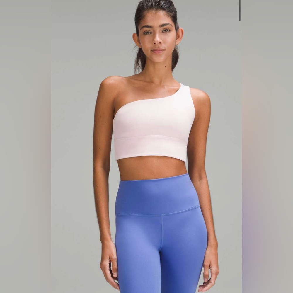 Lululemon align one shoulder sports bra - FLUSH PINK